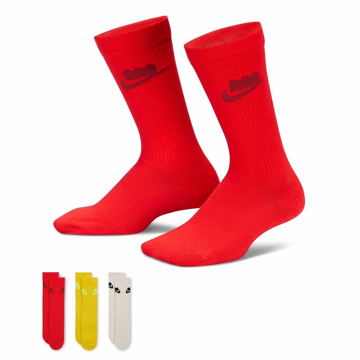 Nike x LEGO Collection Everyday Essentials Crew Socks (3 Pairs) LEGO Gear set (#5009947-1, 2025)