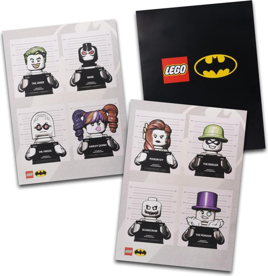 LEGO Batman Rogues Gallery Posters LEGO Posters and Art Prints set (#5010010-1, 2025)