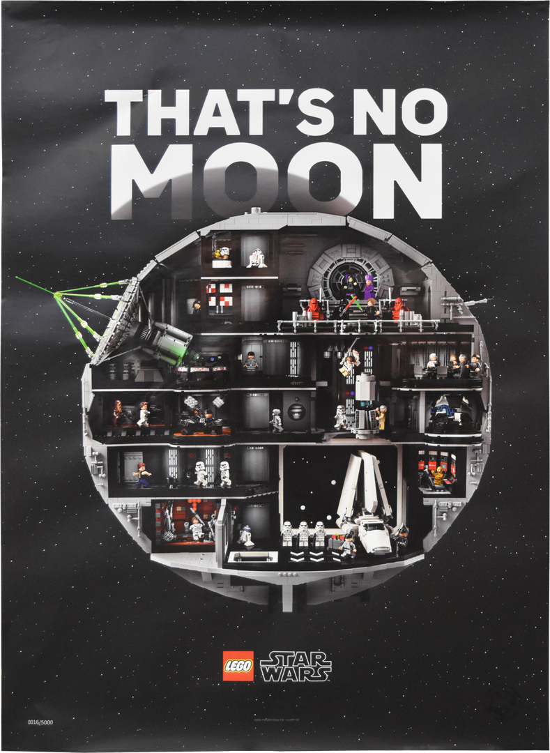 UCS Death Star Poster LEGO set (#5010030-1)