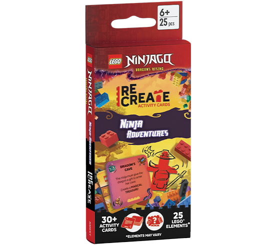 Ninjago: Dragons Rising: ReCreate Activity Cards: Ninja Adventures LEGO set (#5010361-1)