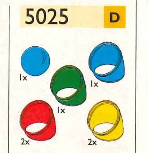 Tubes LEGO set (#5025-1)