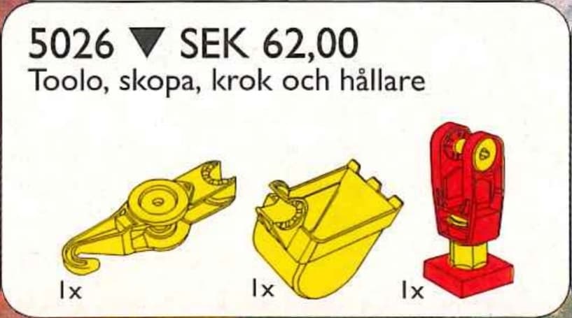 Toolo Loader, Hook and Turntable LEGO set (#5026-1)