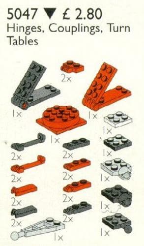 Hinges, Couplings, Turntables LEGO set (#5047-1)