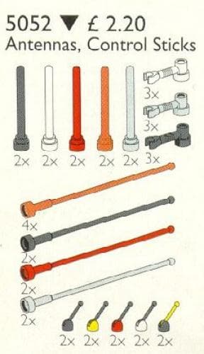 Antennas, Control Sticks LEGO set (#5052-1)