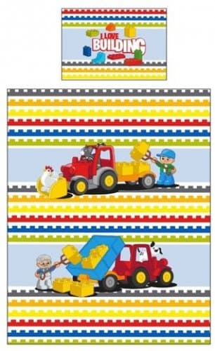 Duplo I Love Building Duvet Set LEGO Houseware set (#5055285391225-1, 2016)
