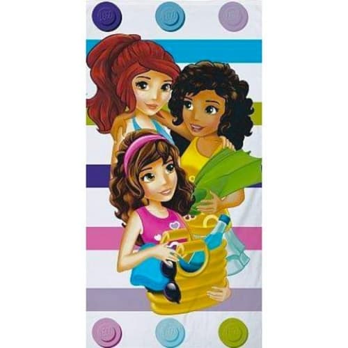 Friends Beach Towel LEGO Houseware set (#5055285407919-1, 2017)