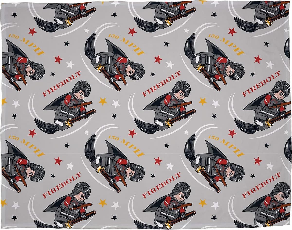 Harry Potter Fleece Blanket LEGO Houseware set (#5056197158388-1, 2022)