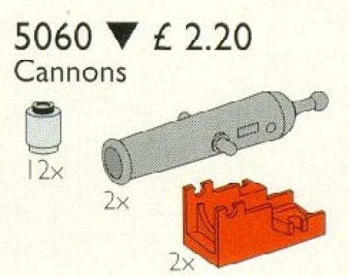 Cannons LEGO set (#5060-1)
