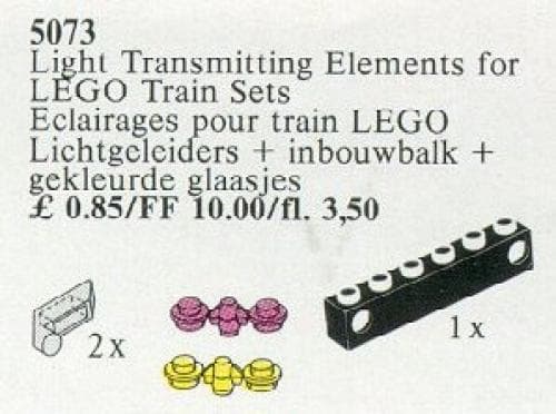 Light Transmitting Elements for Train Sets LEGO set (#5073-1)