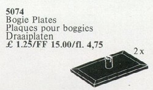 Bogie Plates, Black LEGO set (#5074-1)