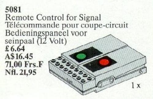 Remote Control for Signal LEGO set (#5081-1)