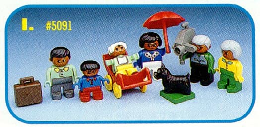 Hispanic Family LEGO set (#5091-1)
