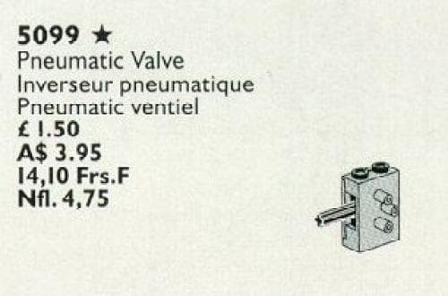 Pneumatic Valves LEGO set (#5099-1)