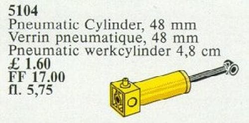 Pneumatic Cylinder, 48 mm LEGO set (#5104-1)