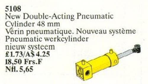 Pneumatic Piston 2 Cylinder LEGO set (#5108-1)