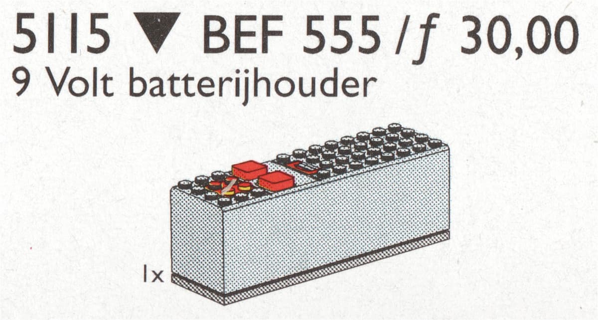 9V Battery Box LEGO set (#5115-1)