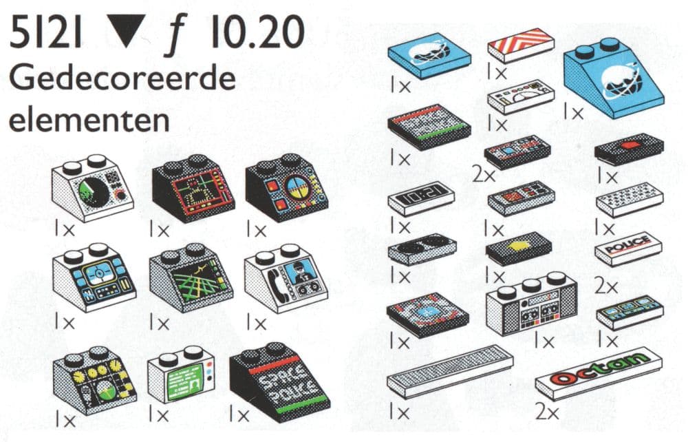 Decorated Elements LEGO set (#5121-1)
