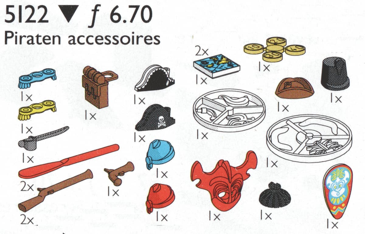 Pirate Accessories LEGO set (#5122-1)