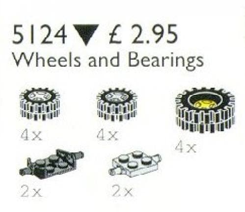 Wheels and Bearings LEGO set (#5124-1)