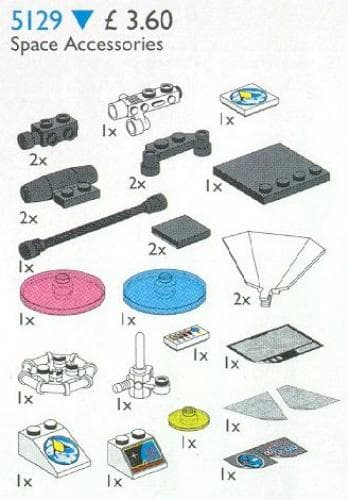 Space Accessories LEGO set (#5129-1)
