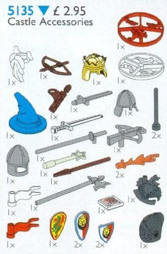 Castle Accessories LEGO set (#5135-1)
