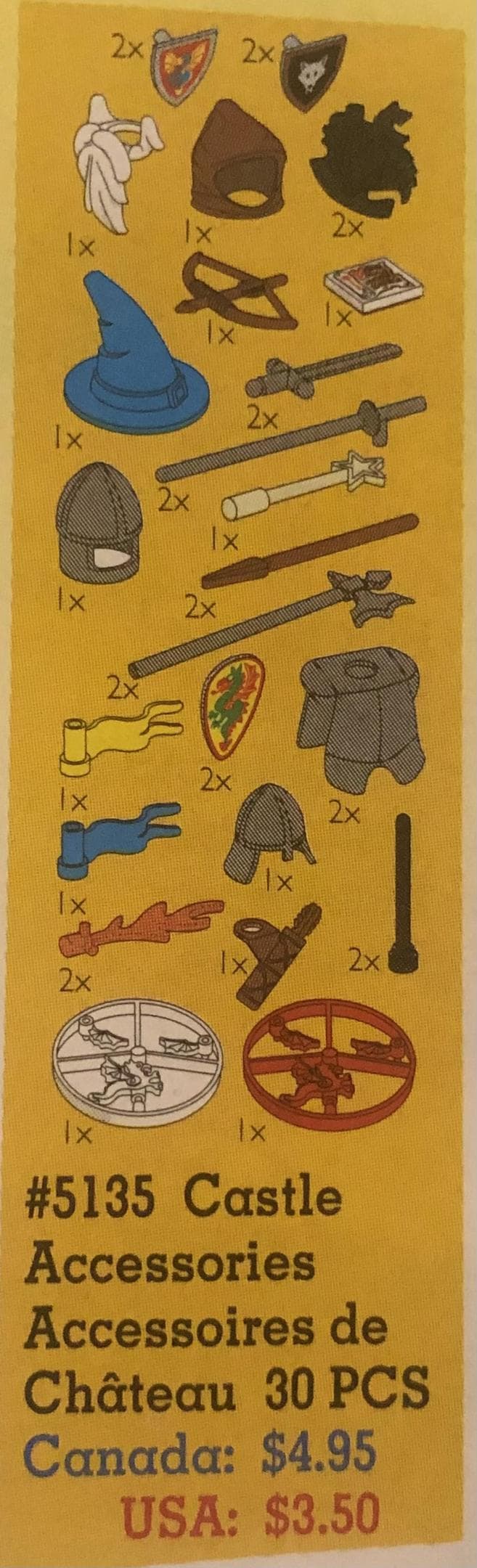 Castle Accessories LEGO set (#5135-2)