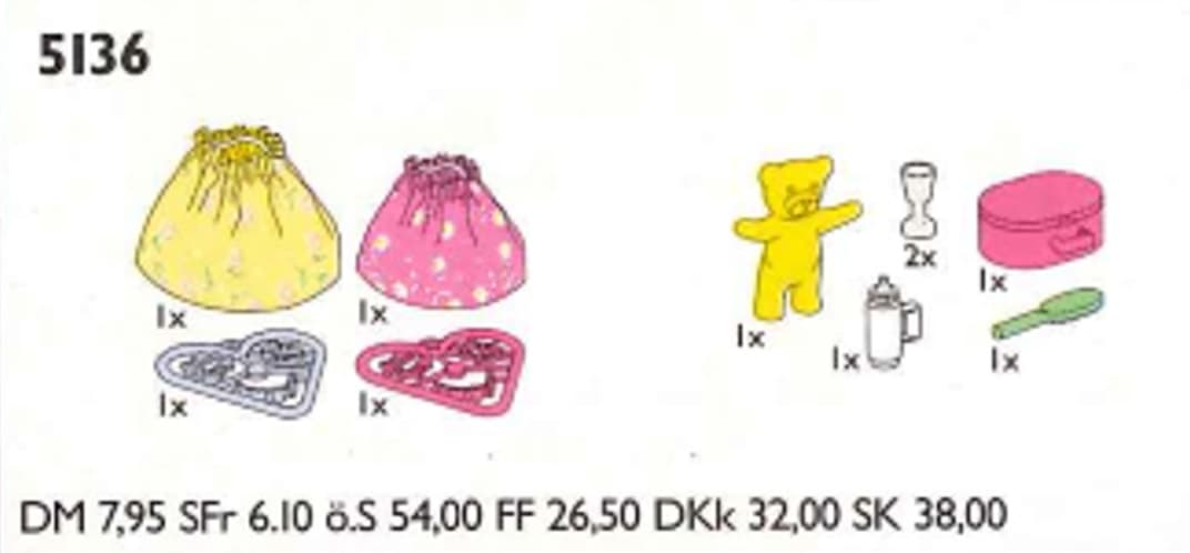 Belville Accessories LEGO set (#5136-1)