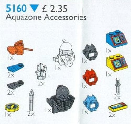 Aquazone Accessories LEGO set (#5160-1)