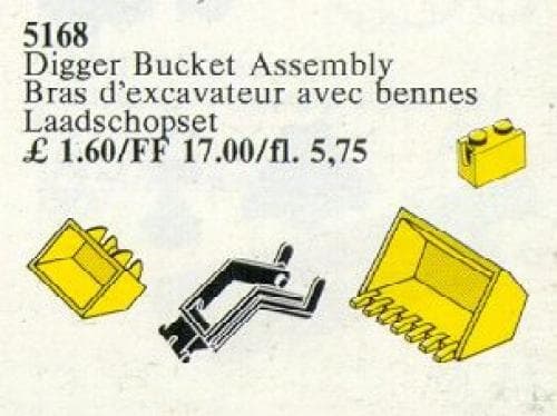 Digger Bucket Assembly LEGO set (#5168-1)
