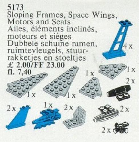 Space Jet & Wings LEGO set (#5173-1)