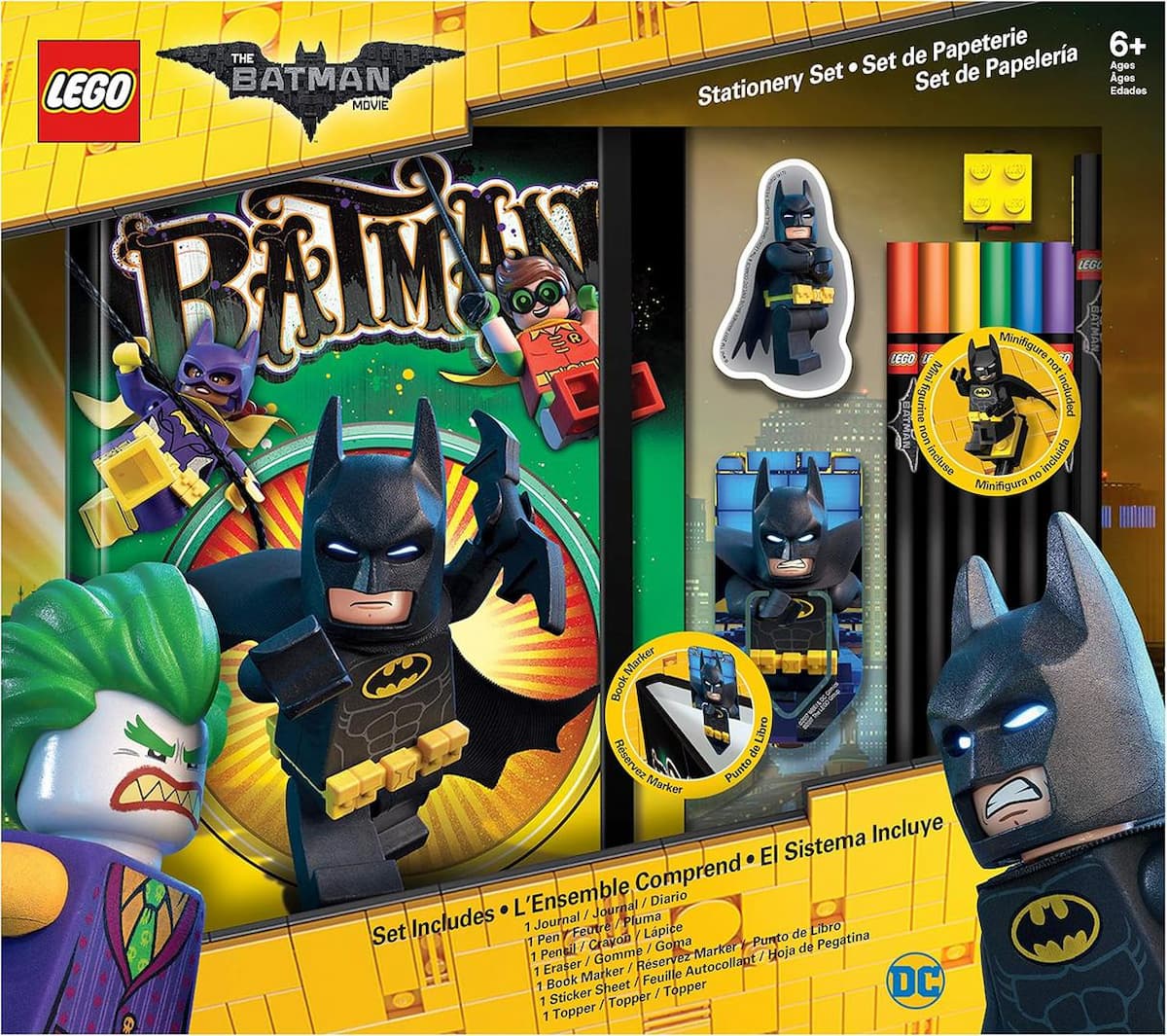 The LEGO Batman Movie: Stationery Set LEGO Stationery and Office Supplies set (#51749-1, 2017)