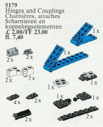 Hinges and Couplings LEGO set (#5179-1)