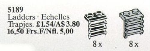 Ladder (Black and Grey) LEGO set (#5189-1)