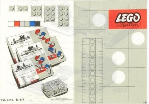2 x 2 Plates (architectural hobby und modelbau version) LEGO set (#520-9)