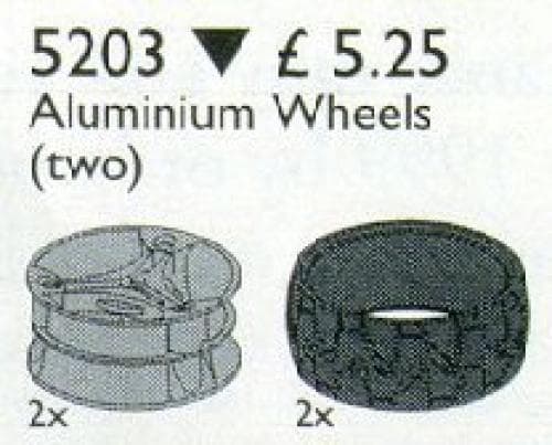 Silver Wheels LEGO set (#5203-1)