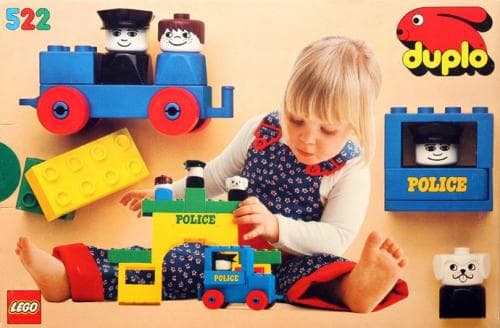 Police Station LEGO set (#522-1, 1977)
