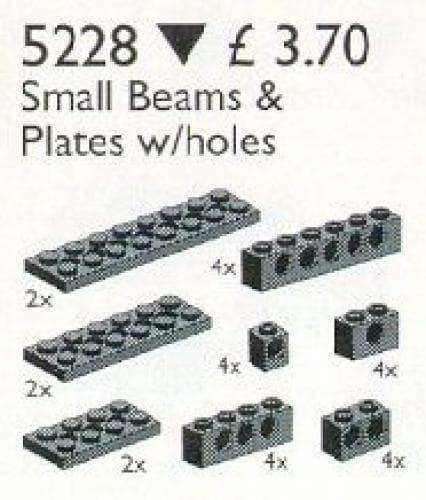 Small Beams and Plates LEGO set (#5228-1)