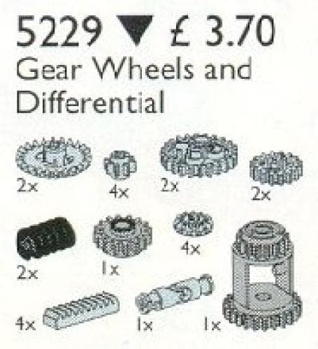 Gears & Differentials LEGO set (#5229-1)