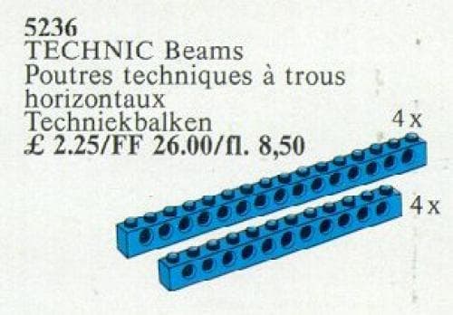 TECHNIC Beams [Blue] LEGO set (#5236-1)
