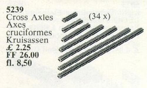 Cross Axles LEGO set (#5239-1)