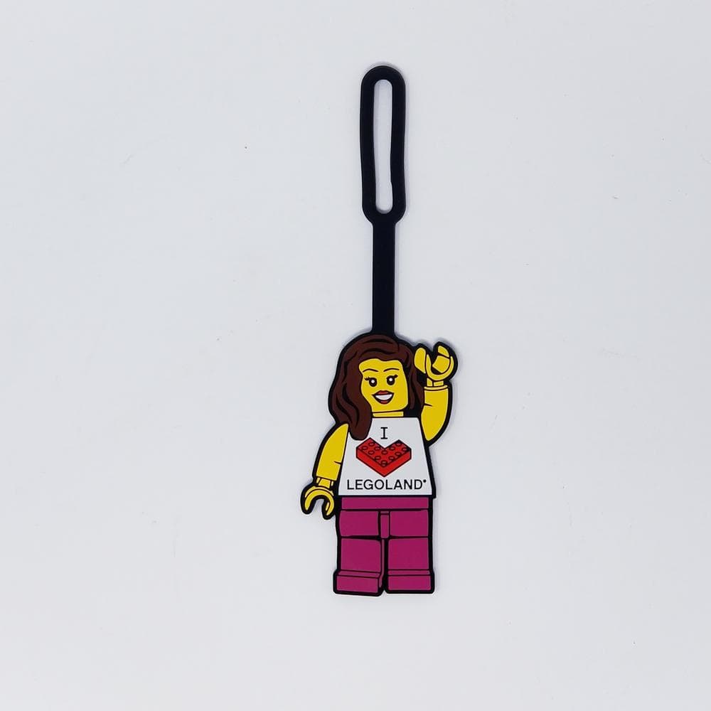 I [Heart] LEGOLAND Bag Tag (Female) LEGO Bag and Luggage Tags set (#52636-1, 2020)