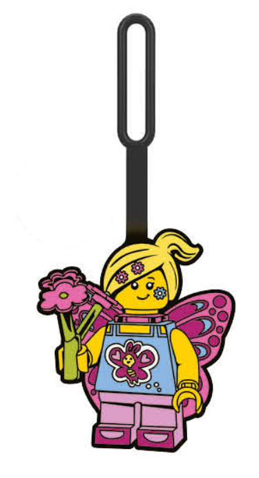 Butterfly Girl Bag Tag LEGO Bag and Luggage Tags set (#52853-1, 2024)