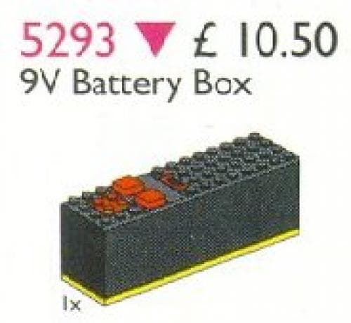9V Battery Box LEGO set (#5293-1)