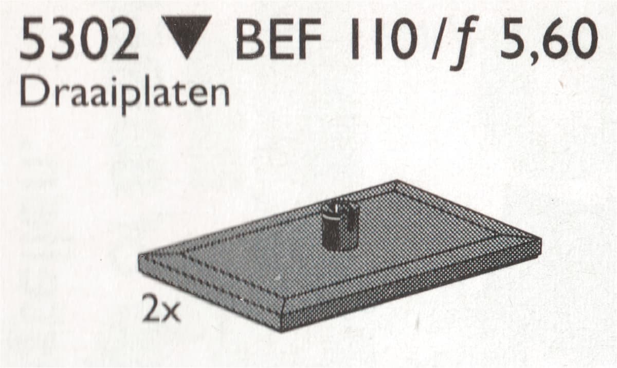 Bogieplates, Black LEGO set (#5302-1)