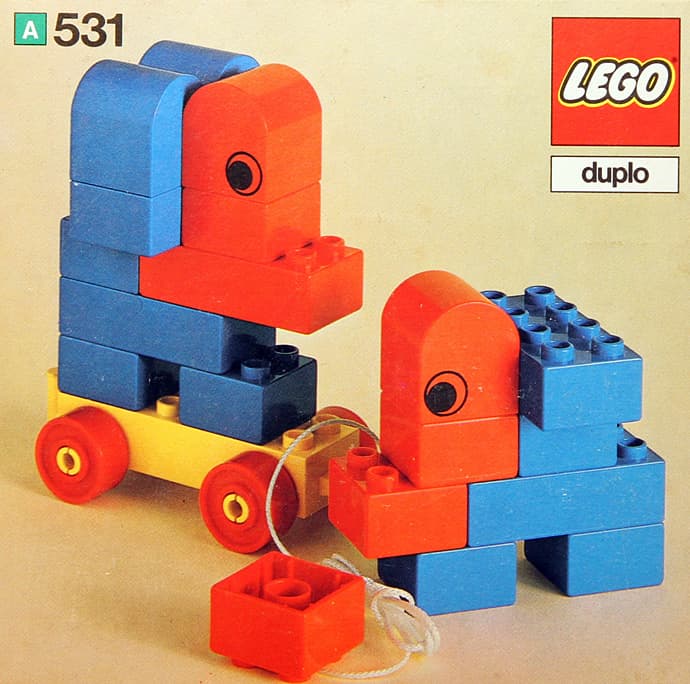 Elephants LEGO set (#531-1, 1976)