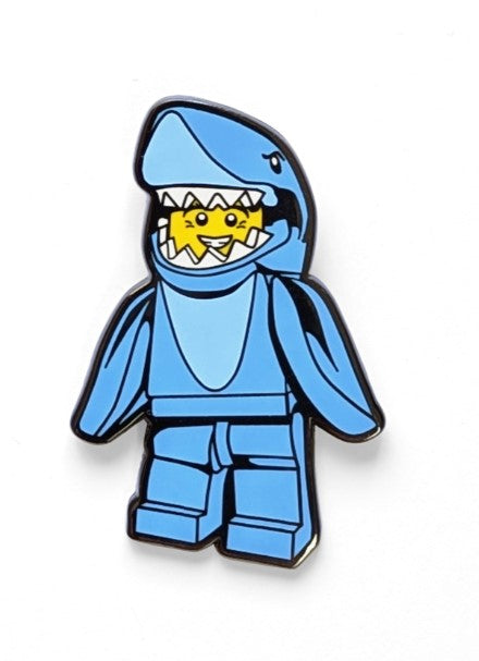Shark Suit Guy Snap Button LEGO Gear set (#53151-1, 2024)