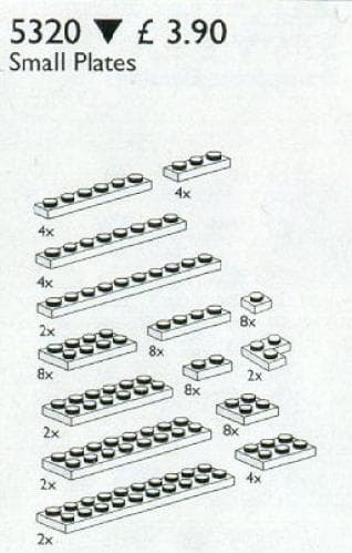 Plates, Small LEGO set (#5320-1)