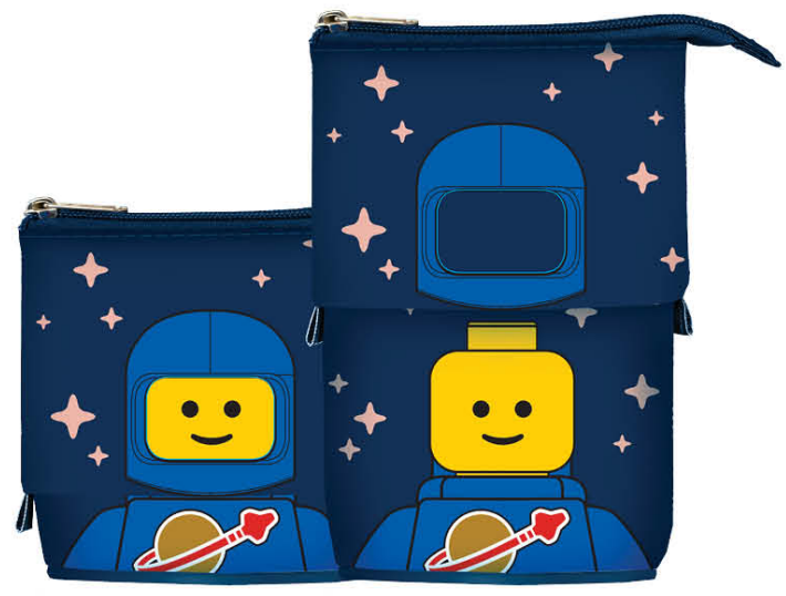 Spaceman Blue Pencil Case Pop Up LEGO Stationery and Office Supplies set (#53389-1, 2025)