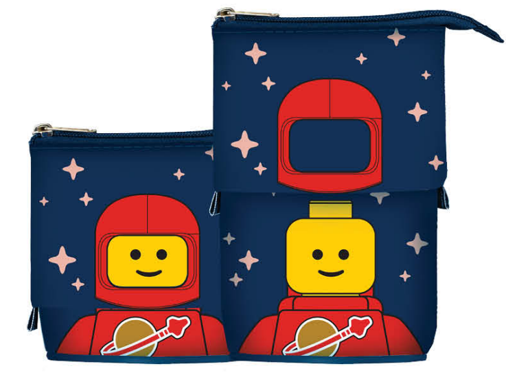 Spaceman Red Pencil Case Pop Up LEGO Stationery and Office Supplies set (#53434-1, 2025)