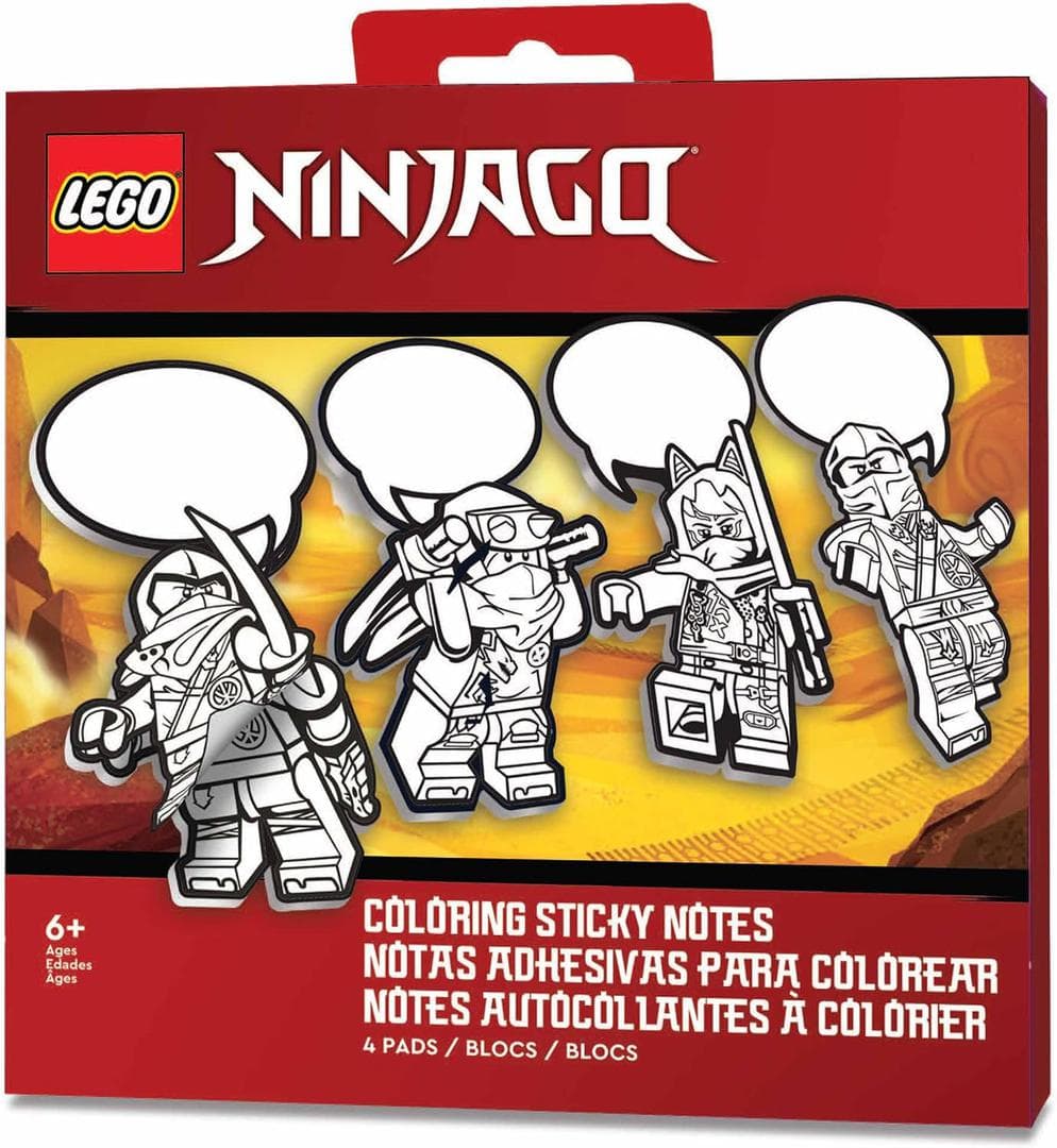 Ninjago Sticky Notes LEGO Stationery and Office Supplies set (#53457-1, 2024)